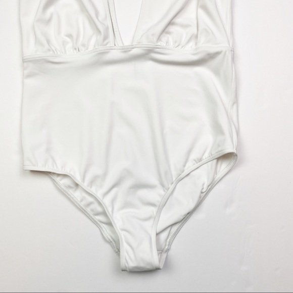 ❌SOLD❌ [ASOS] High Deep Plunge One Piece Swimsuit - Picture 6 of 9